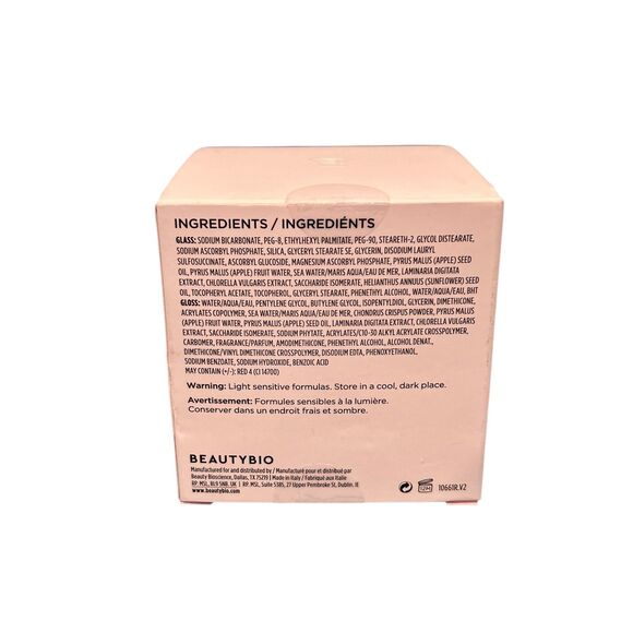 BeautyBio Glass & Gloss At-Home 2-Step Facial System  30 ml New in a box - Picture 4 of 4